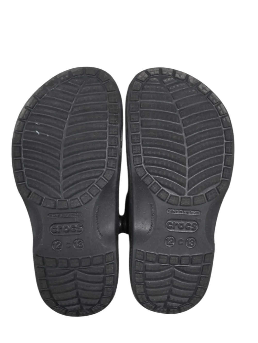 CROCS Size 12/13 Classic Lined Clogs in Black